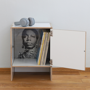 Sockelmodul mit Modul 36cm hoch und 38cm tief und Holztür